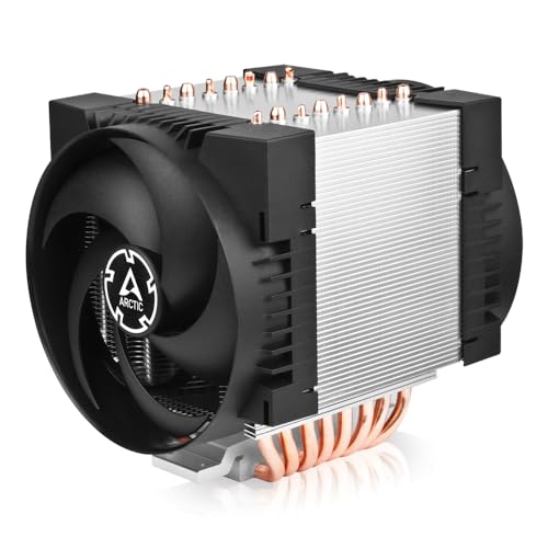 ARCTIC Freezer 4U-M - Server CPU Kühler für AMD und Intel, 4U & Up, 2 x 120 mm Lüfter, 400-2300 RPM, 4-poliger PWM Anschluss, 8 Heatpipes von ARCTIC