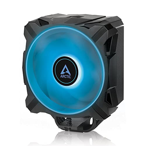 ARCTIC Freezer A35 RGB - Single-Tower-CPU-Kühler mit RGB, AMD spezifisch, druckoptimierter 120 mm P-Lüfter, 200-1700 RPM, 4 Heatpipes, inkl. MX-5 Wärmeleitpaste - Schwarz ARCTIC Freezer A35 RGB - Single-Tower-CPU-Kühler mit RGB, AMD spezifisch, druckoptimierter 120 mm P-Lüfter, 200-1700 RPM, 4 Heatpipes, inkl. MX-5 Wärmeleitpaste - Schwarz von ARCTIC