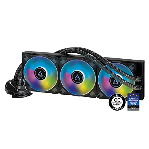 ARCTIC Liquid Freezer II 360 A-RGB - Wasserkühlung PC, Multi-kompatibler All-in-One CPU AIO, Wasserkühler, PWM-gesteuerte Pumpe, Lüftergeschwindigkeit: 200-1800 RPM, LGA1700 kompatibel - Schwarz ARCTIC Liquid Freezer II 360 A-RGB - Wasserkühlung PC, Multi-kompatibler All-in-One CPU AIO, Wasserkühler, PWM-gesteuerte Pumpe, Lüftergeschwindigkeit: 200-1800 RPM, LGA1700 kompatibel - Schwarz von ARCTIC