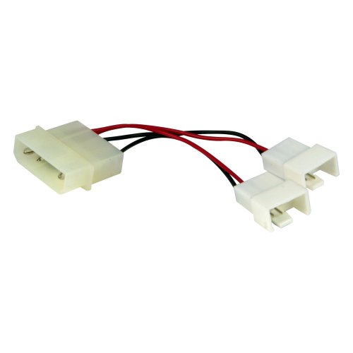 ARCTIC Molex Lüfter Adapter - Netzteil Molex auf 1 x 7V und 1 x 12V DREI oder Vier Pin Lüfter ARCTIC Molex Lüfter Adapter - Netzteil Molex auf 1 x 7V und 1 x 12V DREI oder Vier Pin Lüfter von ARCTIC