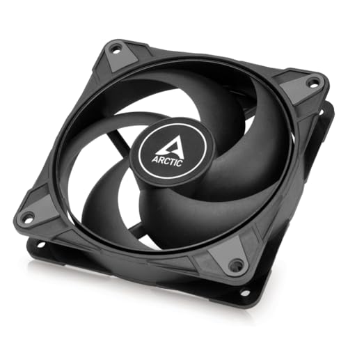 ARCTIC P12 Max - PC Lüfter, High-Performance 120 mm Gehäuselüfter, PWM-gesteuerte 200-3300 rpm, Optimiert für statischen Druck, 0dB-Mode, Doppelkugellager - Schwarz von ARCTIC