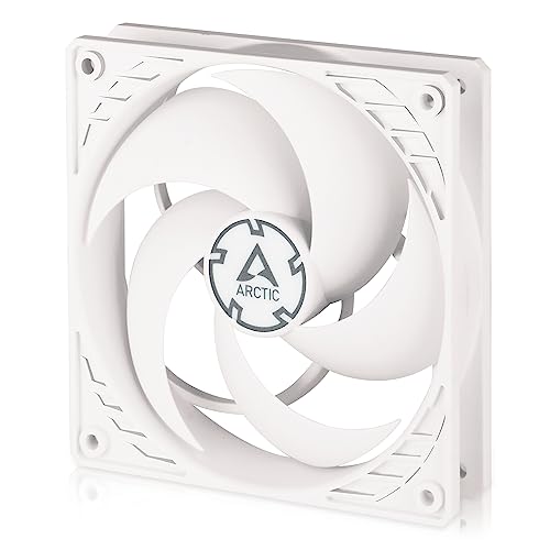 ARCTIC P14 PWM PST - PC Lüfter, 140 mm PWM PST Gehäuselüfter optimiert für statischen Druck, Case Fan mit PST-Anschluss, 200-1700 rpm (0 rpm <5%) - Weiß von ARCTIC