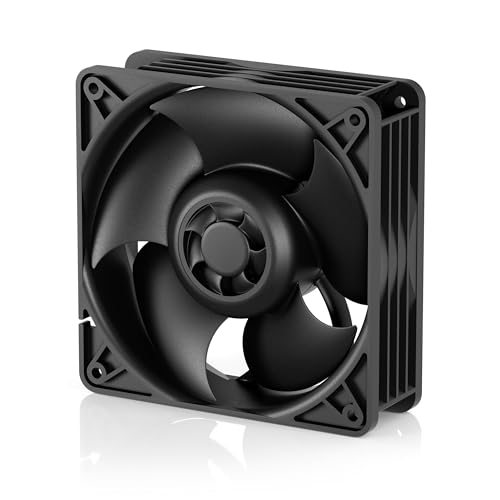 ARCTIC S12038-4K - 120x120x38 mm Server Lüfter, 600-4000 RPM, PWM reguliert, 4-Pin Anschluss, 12 V DC, besonders effizent - Schwarz von ARCTIC