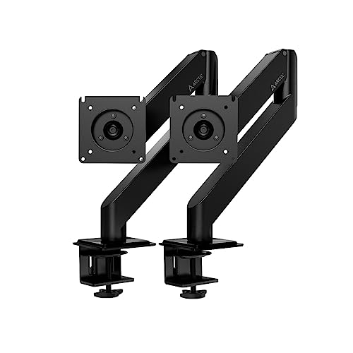 ARCTIC X1-3D (2er Bundle) - Monitor Halterung mit Gasliftarm für bis zu 40″/43″ Ultrawide, bis 10 kg pro Arm, VESA 75x75/100x100, neigbar, schwenkbar, höhenverstellbar - Schwarz von ARCTIC