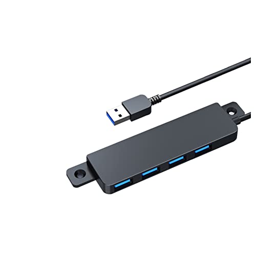 AREPAS 4 USB-Port 3.0 Hub mit Ladestrom für Smartphone Computer Pro PC Hub C 120 cm von AREPAS