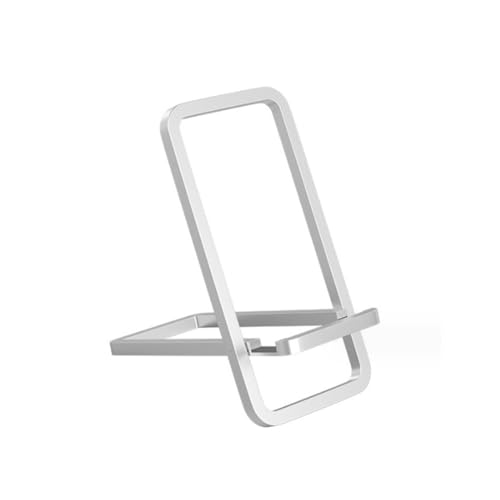 ARFUKA Handy Ständer Faltbarer Handy Halterung Handyhalter Dünne Handyhalterung Tisch Halter für Alle Smartphone Weiß von ARFUKA