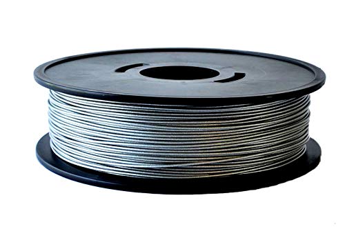 ARIANEPLAST Filament PLA – 3D-Druckmaterial – 1,75 mm – 1 kg – Qualität und zertifiziertes Produkt – französische Herstellung – Metallisches Aluminium von ARIANEPLAST