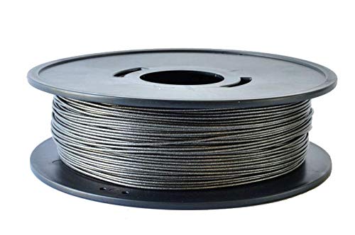 ARIANEPLAST Filament PLA – 3D-Druckmaterial – 1,75 mm – 1 kg – Qualität und zertifiziertes Produkt – französische Herstellung – Schwarzmetallic von ARIANEPLAST