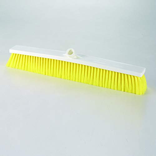 Aricasa Hygiene Products 2013YS – Kehrbesen, abgewinkelt, 60 cm, für Lebensmittel – Gelb – Faser von ARICASA