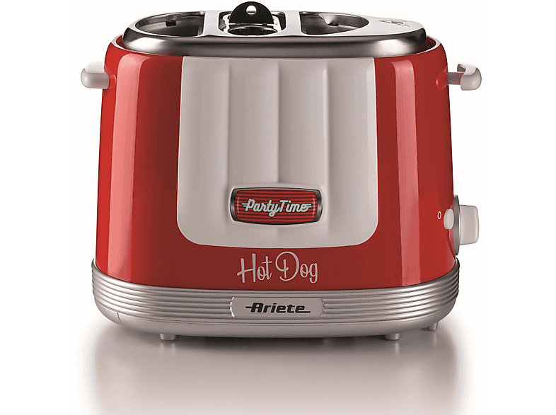 ARIETE 0206R Party Time Hot Dog Maker Rot von ARIETE