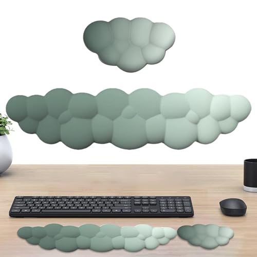 Cloud Handgelenkauflage | Schreibtisch-Wolken-Handgelenkauflage, bequeme Schaumstoff-Handgelenkauflage, rutschfeste niedliche Tastaturauflage, Farbverlauf, Wolkenhandballenauflage für Spiel Cloud Handgelenkauflage | Schreibtisch-Wolken-Handgelenkauflage, bequeme Schaumstoff-Handgelenkauflage, rutschfeste niedliche Tastaturauflage, Farbverlauf, Wolkenhandballenauflage für Spiel von ARIOU