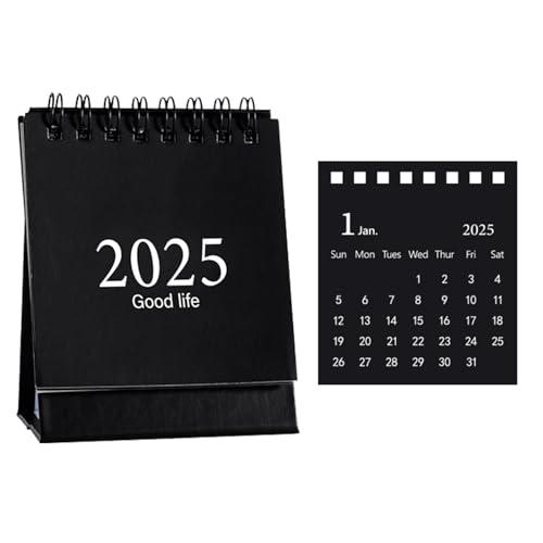 Desktop-Kalender Stand – 360-Grad-Seitenumdrehung Desktop-Kalender, 2025 beidseitiges Stehen, tragbarer Kalender, monatlicher Wendeplan für Termine Desktop-Kalender Stand – 360-Grad-Seitenumdrehung Desktop-Kalender, 2025 beidseitiges Stehen, tragbarer Kalender, monatlicher Wendeplan für Termine von ARIOU