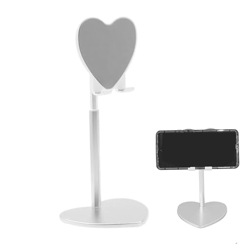 Handy-Stativhalterung | Herzförmiger Handy-Ständer aus Metall – Teleskop-Telefonständer, Handyhalterung, Handyhalterung, Telefonstütze, Telefon, Tablet Handy-Stativhalterung | Herzförmiger Handy-Ständer aus Metall – Teleskop-Telefonständer, Handyhalterung, Handyhalterung, Telefonstütze, Telefon, Tablet von ARIOU