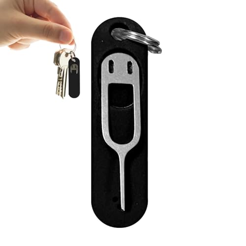 Kartenentferner, Nadeldosenöffner, abnehmbarer Schlüsselanhänger, Kartenablage, Auswurfstift, Öffnungswerkzeug für Handy und Smartphone Kartenentferner, Nadeldosenöffner, abnehmbarer Schlüsselanhänger, Kartenablage, Auswurfstift, Öffnungswerkzeug für Handy und Smartphone von ARIOU