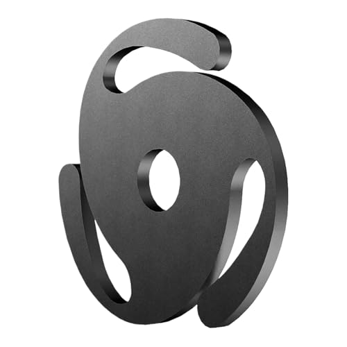 Schallplattenadapter aus massivem Aluminium, 45 U/min, Umwandlungsblech, solider Plattenadapter, Schallplatten-Adaptereinsätze, leicht, stabile Technik-Plattenspieler-Teile für Zuhause von ARIOU