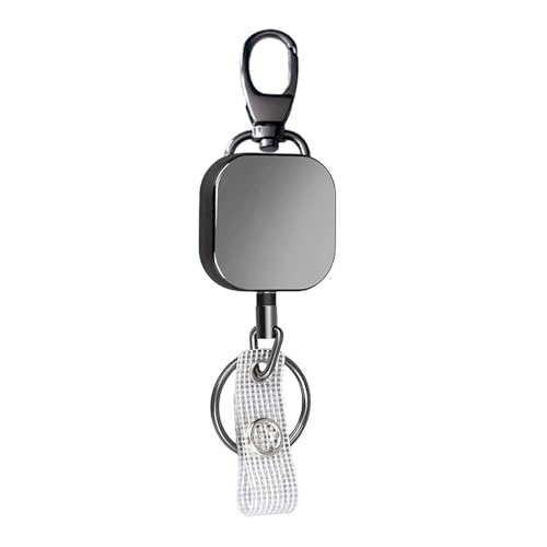 Schlüsselanhänger versenkbar | Tragbarer Karabiner Schlüsselanhänger | Heavy Duty Karabiner Abzeichenhalter, Abzeichen Reel ID Halter, Tragbarer Schlüsselanhänger für den Außenbereich Schlüsselanhänger versenkbar | Tragbarer Karabiner Schlüsselanhänger | Heavy Duty Karabiner Abzeichenhalter, Abzeichen Reel ID Halter, Tragbarer Schlüsselanhänger für den Außenbereich von ARIOU