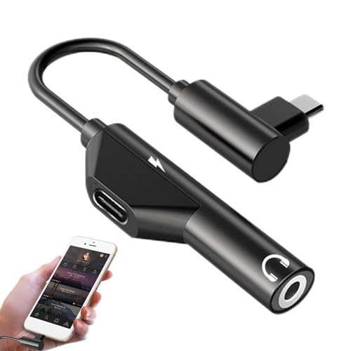 USB C Kopfhörer Adapter - 3,5 mm Multifunktions-Kopfhöreranschluss Adapter | Multifunktions-Adapter für die meisten USB C Smartphones USB C Kopfhörer Adapter - 3,5 mm Multifunktions-Kopfhöreranschluss Adapter | Multifunktions-Adapter für die meisten USB C Smartphones von ARIOU