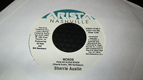 SHERRIE AUSTIN never been kissed/ words ARISTA 13140 (45 single vinyl record) von ARISTA