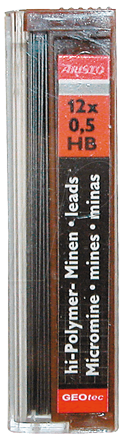 AR 86508 - 12 Ersatzminen für GeoPen 0,5 mm von ARISTO