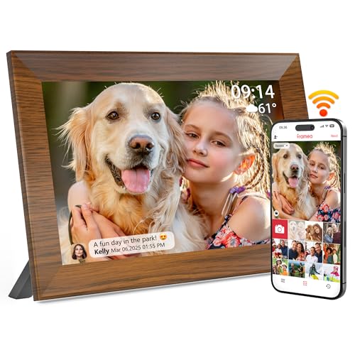 Frameo 10,1 Zoll Digitaler Bilderrahmen WLAN 32GB Digitaler Fotorahmen 1280 x 800P IPS-Touchscreen Smart Cloud-Fotorahmen Mit Automatische Rotation, Teilen Sie Fotos/Videos sofort von überall aus Frameo 10,1 Zoll Digitaler Bilderrahmen WLAN 32GB Digitaler Fotorahmen 1280 x 800P IPS-Touchscreen Smart Cloud-Fotorahmen Mit Automatische Rotation, Teilen Sie Fotos/Videos sofort von überall aus von ARJudy
