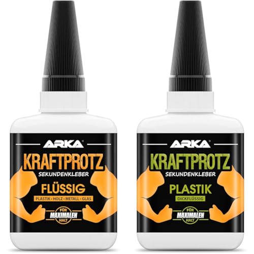 50 g Sekundenkleber extra stark | Inkl. Anti-Austrocknungs-Spitze & KRAFTPROTZ PLASTIK 50 g | Sekundenkleber extra stark 50 g Sekundenkleber extra stark | Inkl. Anti-Austrocknungs-Spitze & KRAFTPROTZ PLASTIK 50 g | Sekundenkleber extra stark von ARKA