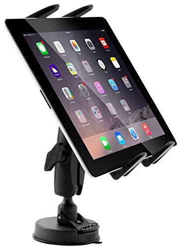 ARKON Halterungen – robuste Tablet-Halterung mit Saugnapf, federbelastetes Design, 360-Grad-Drehung, Tablet-Halterung für Auto/LKW, Armaturenbrett oder Windschutzscheibe, passend für iPad, Samsung von ARKON