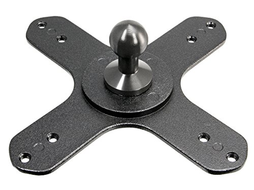 Arkon vesa-Compatible VESA 75/VESA 100 bis 20 mm Kugel Halterung Adapter, Schwarz (ap20mmvesa) von ARKON