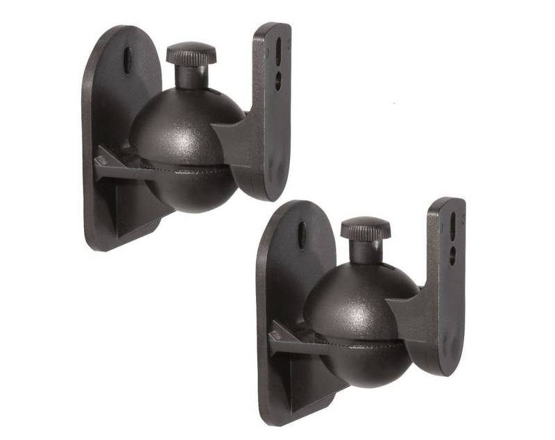 ARLI 2x Wandhalter für Lautsprecher Universal Boxen Wand Halter Halterung Lautsprecher-Wandhalterung, (1-tlg., 2 Stück, Drehbar, neigbar) von ARLI