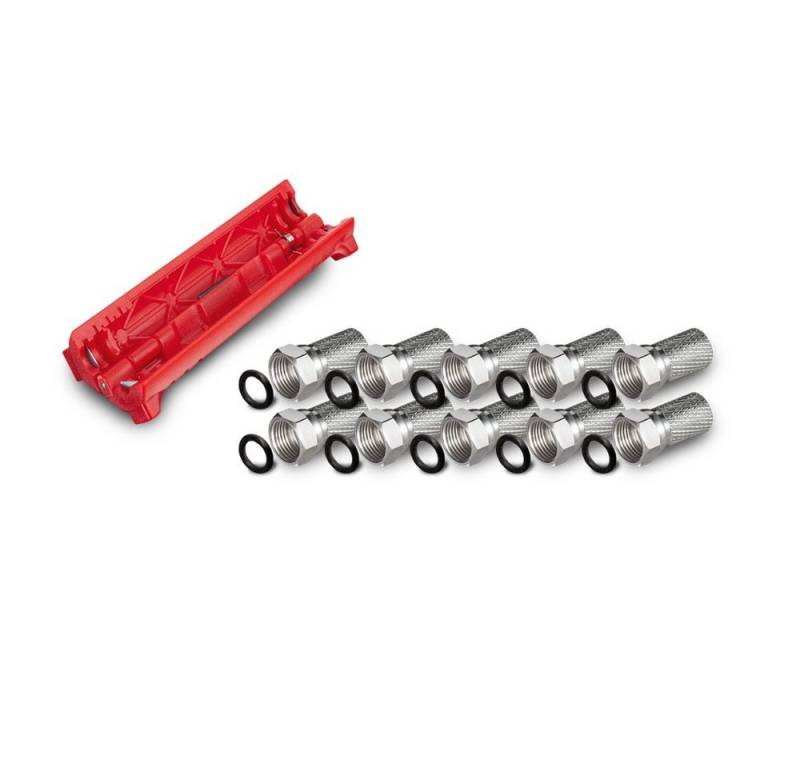 ARLI ARLI Abisoliermesser mit F - Stecker Sat Kabel Abisolierer Werkzeug Kabelzubehör, (10-tlg) von ARLI