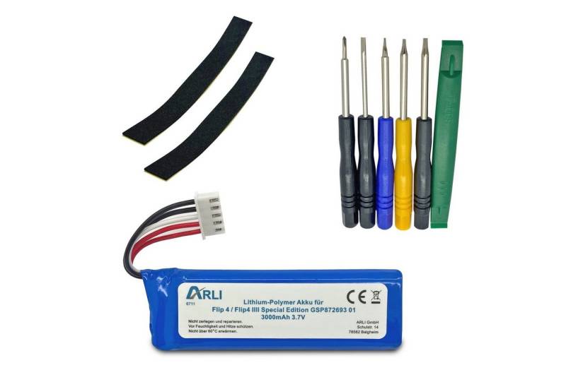 ARLI Akku passend für JBL Flip 4 / Flip4 IIII Special Edition GSP872693 01 Akku (1 St) von ARLI