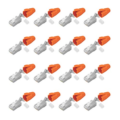 ARLI Cat7 Netzwerkstecker 16x RJ45 Stecker Netzwerk Modular mit Zugentlastung Knickschutz Tülle Einführhilfe für Verlegekabel Cat 5e Cat 6 Cat 6a Cat 7 Cat 7a Cat 8.1 AWG23 8 polig Plug (16 Stück) ARLI Cat7 Netzwerkstecker 16x RJ45 Stecker Netzwerk Modular mit Zugentlastung Knickschutz Tülle Einführhilfe für Verlegekabel Cat 5e Cat 6 Cat 6a Cat 7 Cat 7a Cat 8.1 AWG23 8 polig Plug (16 Stück) von ARLI