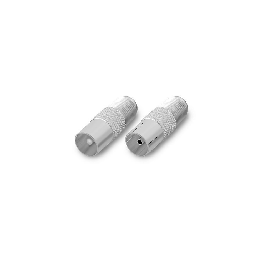 ARLI HD TV Adapter IEC 9,5 mm 1x Buchse Kupplung + 1x Stecker Sat Kabel 4K Kabelzubehör ARLI HD TV Adapter IEC 9,5 mm 1x Buchse Kupplung + 1x Stecker Sat Kabel 4K Kabelzubehör von ARLI
