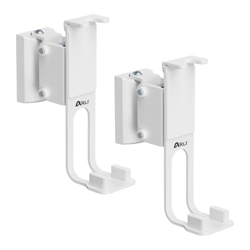 ARLI 2X Wandhalterung passend für SONOS One/One SL/Play:1 verstellbar Lautsprecherhalterung Lautsprecher Wandhalter schwenkbar drehbar neigbar Kabelführung & Befestigungsmaterial – Paar Weiss ARLI 2X Wandhalterung passend für SONOS One/One SL/Play:1 verstellbar Lautsprecherhalterung Lautsprecher Wandhalter schwenkbar drehbar neigbar Kabelführung & Befestigungsmaterial – Paar Weiss von ARLI