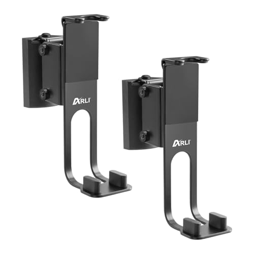 ARLI 2X Wandhalterung passend für SONOS One/One SL/Play:1 verstellbar Lautsprecherhalterung Lautsprecher Wandhalter schwenkbar drehbar neigbar Kabelführung & Befestigungsmaterial – Paar Schwarz ARLI 2X Wandhalterung passend für SONOS One/One SL/Play:1 verstellbar Lautsprecherhalterung Lautsprecher Wandhalter schwenkbar drehbar neigbar Kabelführung & Befestigungsmaterial – Paar Schwarz von ARLI