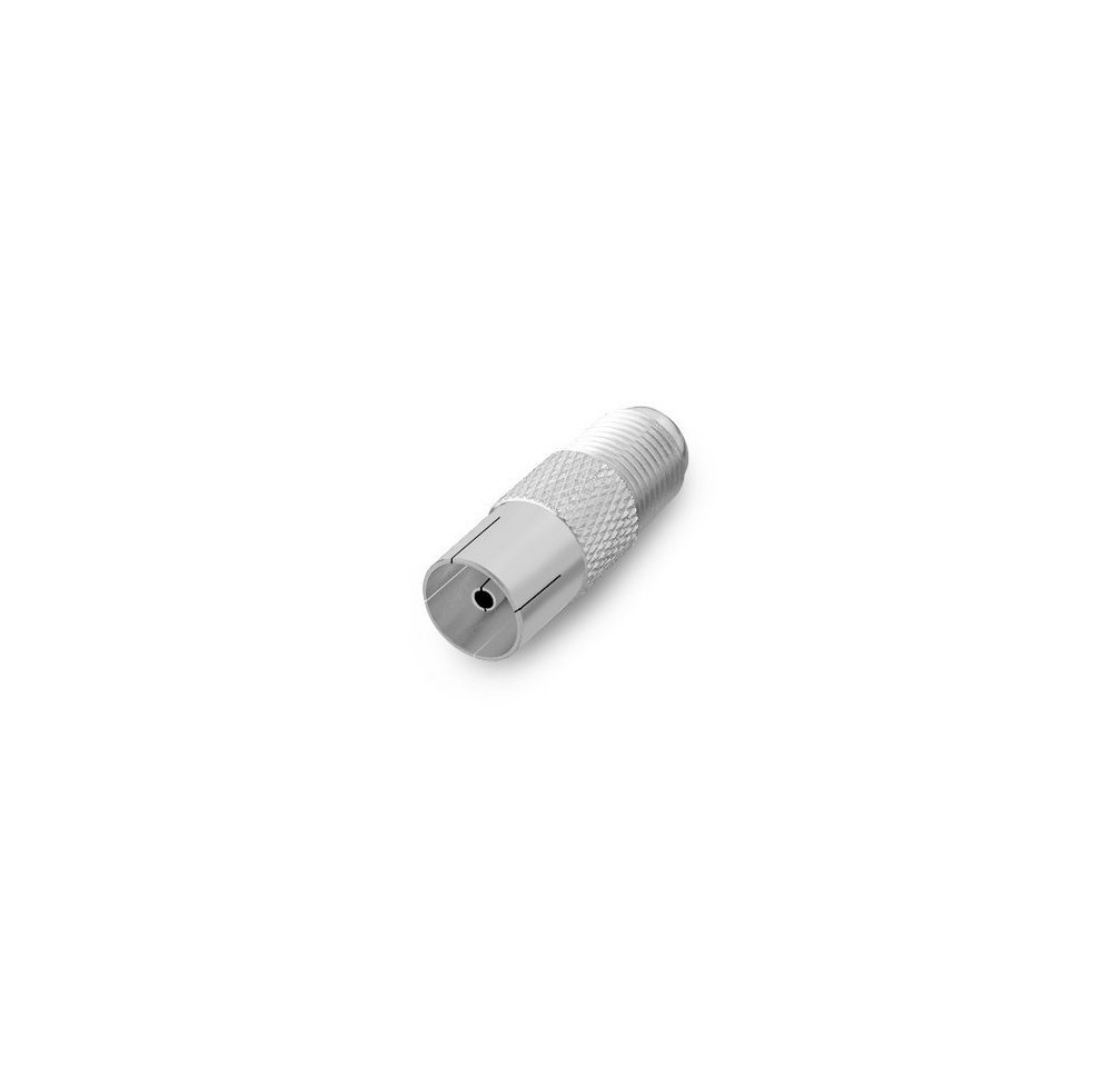 ARLI TV Adapter vergoldet IEC 9,5 mm Antennenbuchse Antenne Kabel Sat F-Adapter Coax Anlagen F-Stecker F-Buchse F-Kupplung F Verbindung Verbinder Übergang Koax 4K ARLI Gerade Buchse Kupplung Kabelzubehör von ARLI