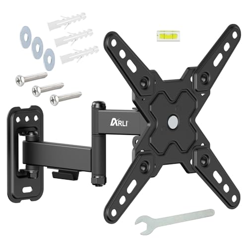 ARLI TV Wandhalterung für 13-42 Zoll schwenkbar & neigbar | Ausziehbare & drehbare VESA Halterung Wandabstand 66-274 mm | Universal Wandhalter für LED LCD OLED Curved Fernseher Gaming Monitor bis 43 ARLI TV Wandhalterung für 13-42 Zoll schwenkbar & neigbar | Ausziehbare & drehbare VESA Halterung Wandabstand 66-274 mm | Universal Wandhalter für LED LCD OLED Curved Fernseher Gaming Monitor bis 43 von ARLI