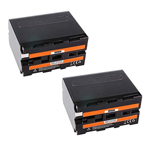 Ersatz Akku kompatibel für 2X Sony NP-F970 NPF970 NP-F750 NP-F960 NP-F950 F550 F970 F960 6600 mAh mit Infochip Camcorder CCD-TR | CCD-TRV | DCR-TR | DCS-CD | MVC-FD Serie Ersatz Akku kompatibel für 2X Sony NP-F970 NPF970 NP-F750 NP-F960 NP-F950 F550 F970 F960 6600 mAh mit Infochip Camcorder CCD-TR | CCD-TRV | DCR-TR | DCS-CD | MVC-FD Serie von ARLI