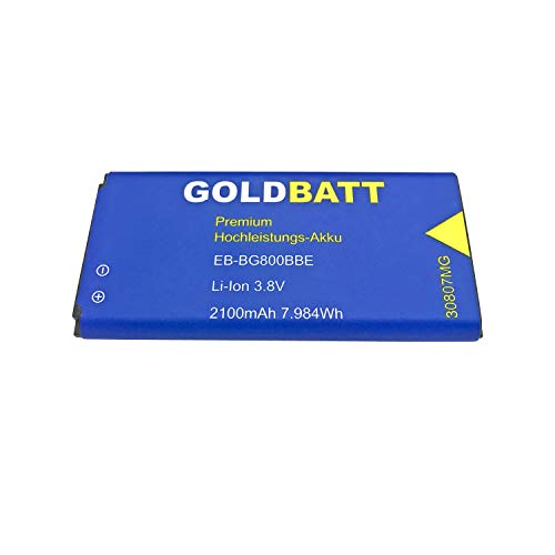 Ersatz Akku kompatibel für Samsung Galaxy S5 Mini (G800) EB-BG800BBE Dx SM-G800F EB-BG8000 Smartphone S 5 Dx SMG800F SMG800H SMG800R4 SMG800Y von ARLI