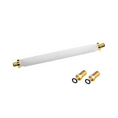 ARLI Fensterdurchführung 20 cm – Selbstklebend + 2x F-Stecker vergoldet breiter Mutter und Dichtring 75 Ohm | Flachkabel für Fenster & Türen Wohnwagen Camping | SAT TV Koaxialkabel ARLI Fensterdurchführung 20 cm – Selbstklebend + 2x F-Stecker vergoldet breiter Mutter und Dichtring 75 Ohm | Flachkabel für Fenster & Türen Wohnwagen Camping | SAT TV Koaxialkabel von ARLI