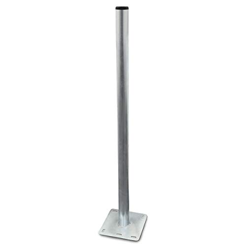 Mastfuss Standfuss 1m Mast und Mastfuß aus Stahl verzinkt Balkonbodenhalter Bodenhalter Sat Flachdach Antennen Mast 1 m Halterung Standfuß Ständer Boden Terrasse Balkon Halter Ständer 100 cm Mastfuss Standfuss 1m Mast und Mastfuß aus Stahl verzinkt Balkonbodenhalter Bodenhalter Sat Flachdach Antennen Mast 1 m Halterung Standfuß Ständer Boden Terrasse Balkon Halter Ständer 100 cm von ARLI