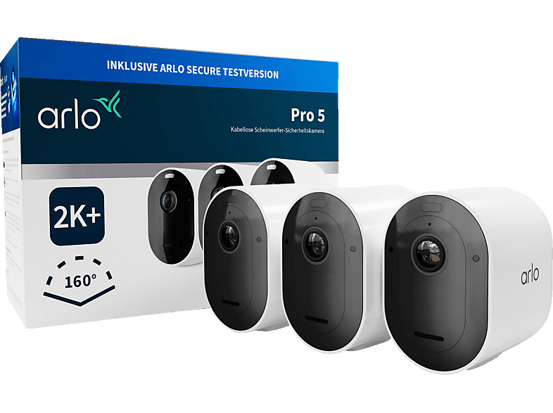 ARLO Pro 5 2K+, 3er Set, Überwachungskamera ARLO Pro 5 2K+, 3er Set, Überwachungskamera von ARLO