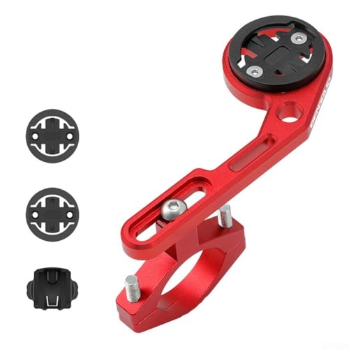 ARMYJY Fahrradcomputer-Verlängerung aus Aluminiumlegierung, modisch und praktisch, einfache Installation (rot) von ARMYJY