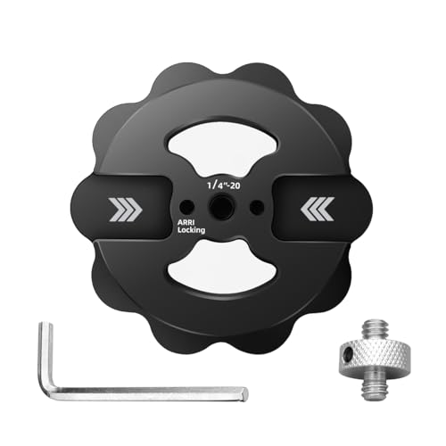 Sunflower Magnetische Handy-Stativhalterung mit 1/4-20 Gewinde, kompatibel mit MagSafe iPhone 15 Pro Max 15 Plus 14 13 12, iPhone Videoaufnahme Selfie Stick Ringlicht, Schwarz von ARNARKOK