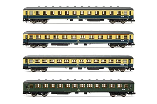 DB Interzonenzug mit 4 Reisezugwagen Typ M, Epoche IV–V von ARNOLD