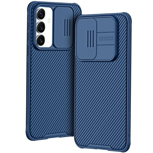 AROYI Handyhülle Kompatibel mit Samsung Galaxy S23 FE Hülle, Samsung S23 FE Hülle Kameraschutz mit Slide Camera Handyhülle für Samsung Galaxy S23 FE 5G Hülle (6,4 Zoll) - Blau von AROYI