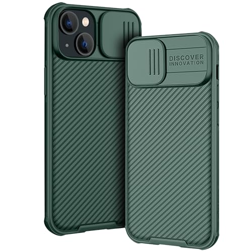 AROYI Handyhülle Kompatibel mit iPhone 15 Hülle (6,1"),Kameraschutz mit Slide Camera Handyhülle für iPhone 15 Hülle - Grün von AROYI