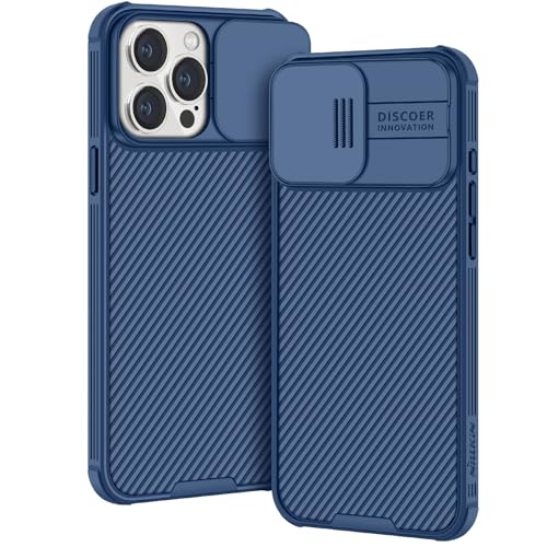 AROYI Handyhülle Kompatibel mit iPhone 15 Pro Max Hülle (6,7"), Handyhülle für iPhone Kameraschutz mit Slide Camera Handyhülle für iPhone 15 Pro Max Hülle - Blau von AROYI