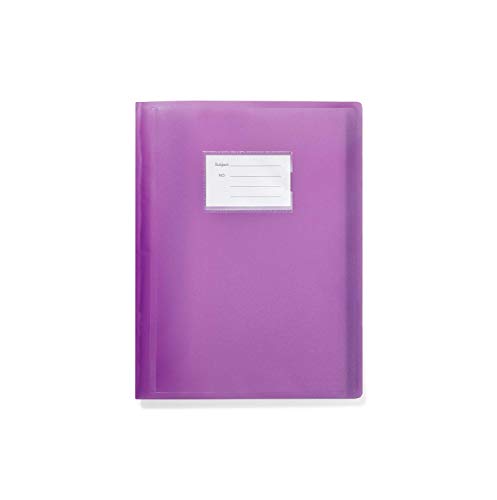 Arpan Flexicover Präsentationsmappe, A4, 62 Hüllen, 124 Seiten, flexibler Einband, Blau/Pink/Schwarz/Rot/Violett (Lila) von ARPAN