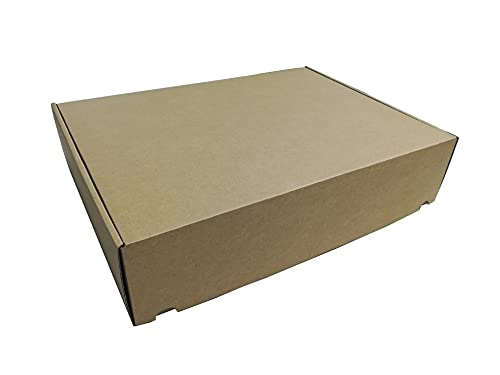 Arplast - Rechteckige Kartonschachteln - 15 Stück - XL - 30 x 39,5 x 9,5 cm - Einfach zu montieren - Hergestellt in Spanien aus 100 % recycelbarem Material - Ideale Versandkartons von ARPLAST