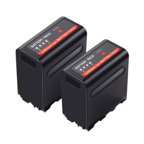 15000 MAh NP-F980 F960 F970 NPF980, Kompatibel Mit Canon, Akku Mit USB-Ladeausgang, Geeignet for Die Serien CCD-TRV35 TRV940 CCD-RV100 DCR-TR7(2 Pcs Battery) von ARPZPPSK
